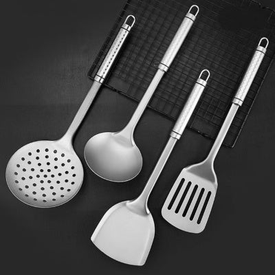 Household Wok Shovel Chinese Anti-scald Cooking Four-piece Set Of Kitchen Utensils