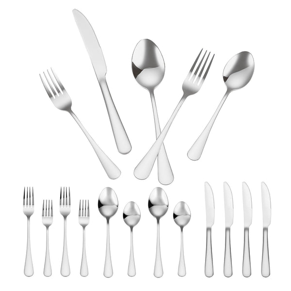 30-Piece Silverware Set Stainless Steel Cutlery Flatware Utensil Kitchen For 6