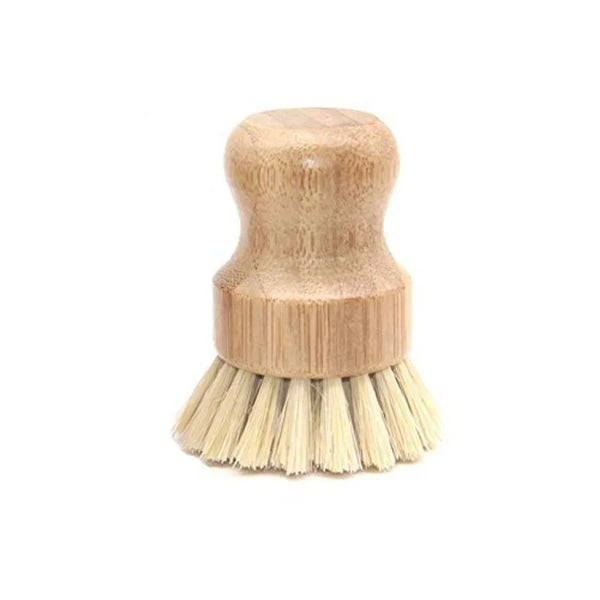 Natural Sisal Dish Washing Brush Bamboo Round Scrub Brush Pots Pans Vegetables Household Cleaning Brush… Sisal