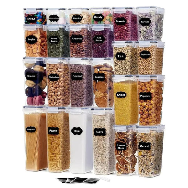 24 Piece Set Of Food Containers